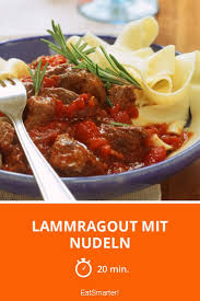 Lammragout Mit Nudeln Rezept Lammragout Einfache Gerichte Leckeres Essen