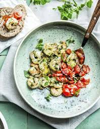 Scampis Au Beurre A L Ail Et Aux Fines Herbes Sauce Salsa Recept