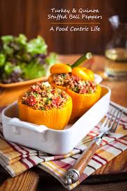 Turkey Quinoa Stuffed Peppers Recipe Stuffed Peppers Recipe For Stuffed Bell Peppers Food