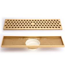Modern Lengthening 30cm Brass Rectangular Shower Drains Shower Drains Drains Shower Floor