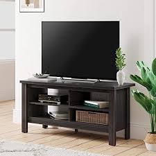 Shop modern tv stands & consoles exclusively at west elm®. Buy Tv Stand For 55 Inch Tv Entertainment Center Wood Tv Console Media Cabinet Table With Storage For Living Room Bedroom 50 Inch Black Online In Turkey B092zdvn8v