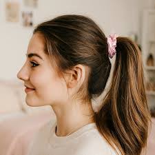 John Freida Satin Hair Scrunchies, for All Hair Types, 6 Count