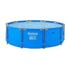 bestway 10 feet x 30 steel pro max round above ground swimming pool with pump target above ground swimming pools swimming pools cool swimming pools