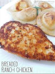 Breaded Ranch Chicken With Hidden Valley Love Pomegranate House Food Recipes Breaded Ranch Chicken