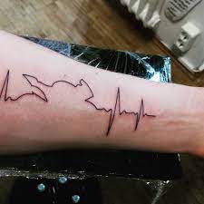 Afbeeldingsresultaat Voor Heartbeat Motorcycle Tattoo Tatouage Tatouage Moto Tatouage De Motard
