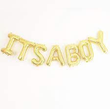 It S A Boy Mylar Banner Baby Boy Shower Boy Shower Nautical Baby Shower