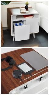 Smart Nightstand With Wireless Charger Bluetooth Speakers And Cooler Drawer In 2020 Nightstand Bluetooth Speakers Drawers