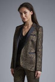 Gold Black Jacket Jackets Ladies Trouser Suits Black Gold Party