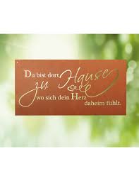 Met hätz und sihl e bißje jeck. Du Bist Dort Zu Hause Wo Sich Dein Herz Daheim Fuhlt Blechschild Mit Zuhause Spruch 60 Cm Breit