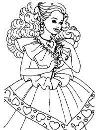 Free barbie coloring pages to print and download. Barbie Coloring Page Barbie Dress All Kids Network