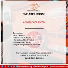 Lamar lowongan ini dengan mudah. Info Loker Bandung Part Time Ismedia