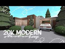 All of the houses in bloxburg (besides the prebuilt ones the player can choose from when they start a new game) are, in fact. Roblox Bloxburg 20k Modern Home House Build Youtube Unique House Design Cute House House Decorating Ideas Apartments