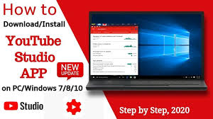 How To Install Youtube Studio App On Pc 2020 In 2020 Studio App Youtube App
