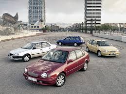 Hatchback, 5d hatchback, 3d saloon estate, 5d. Europe The 8th Generation Corolla 1995 2000 Toyota Motor Corporation Official Global Website