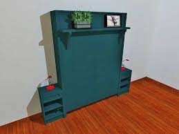 A very pretty design for a murphy bed! Murphy Beds Custom Furniture Costa Rica