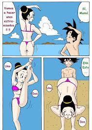 Chichi y Goten Entrenan 