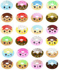 Donut Birthday Invitation With Photo Blue Donut Party Etsy Cute Doodles Kawaii Doodles Cute Kawaii Drawings