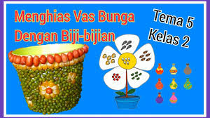 Menghias vas bunga dari tanah liat dengan biji bijian. Cara Menghias Vas Bunga Dengan Biji Bijian Youtube