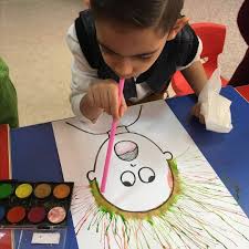 Sulu Boya Ile Nefes Calismalari Renklikirtasiyefikir Craft Projects For Kids Craft Activities For Kids Crafts