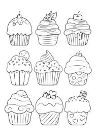 Free Easy To Print Cute Coloring Pages In 2020 Cupcake Coloring Pages Free Printable Coloring Pages Cute Coloring Pages