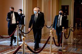 Mitch mcconnell is the epitome of a dysfunctional system, he created the swamp that donald trump said he was going to drain, she said on seth myers. Mitch Mcconnell Said To Be Pleased About Trump Impeachment Efforts The New York Times