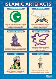 Islamic Artefacts Poster Wissen Englisch