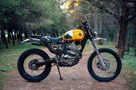 Spicy Urban Mechanics Mustard Yellow Honda Xr 250 Scrambler Honda Honda Scrambler
