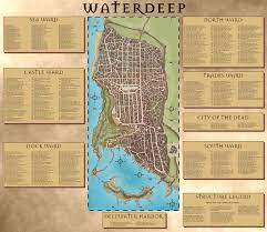 Dragon heist adventure, this map. Map Of Waterdeep I Made With Locations Added All In One Place Dndmaps