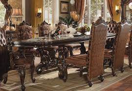 Shop for unique and stylish kitchen and dining room tables today! Versailles 120 Inch Dining Table Cherry Oak Acme Furniture 1 Reviews Furniture Cart