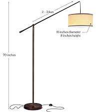 The arc lamp has a huge stainless steel sweeping arch supported by a circular block marble base giving the amp a timeless and minimalist look. Brightech Hudson 2 Contemporary Arc Floor Lamp Hangs Over The Couch From Behind Large Standing Pendant Light Mid Century Modern Living Room Lamp W Led Bulb Oil Rubbed Bronze Pricepulse