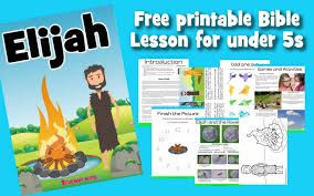 Elijah Preschool Bible Lesson Trueway Kids