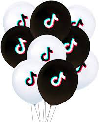 5 out of 5 stars. Erock 32pcs Tik Tok Latex Balloons 12 Inch Black And White Balloons Party Supplies For Tik Tok Theme Birthday Party Decoration Any Music Note Sign Balloons Decor Walmart Com Walmart Com