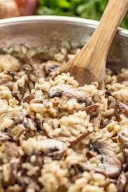 Risotto is a very versatile, one pot dish that you can add just about any ingredients to customize. Easy Mushroom Risotto