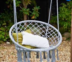Once sealed there's no reason why the bench shouldn't last a lifetime with regular care and maintenance. B M Launch New 30 Macrame Swinging Chairs Just In Time For Spring