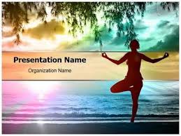 The Template Wizard Powerpoint Templates Yoga Day Powerpoint