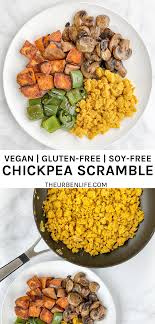 Chickpea Scramble Recipe Egg Free Breakfast Dairy Free Breakfasts Egg Free Recipes
