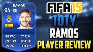 Sergio ramos 91 ovr (toty). Fifa 15 Toty Sergio Ramos Player Review 94 W In Game Stats Gameplay Fifa 15 Player Review Youtube