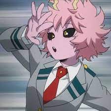 Acid, is a character from my hero academia. Mina Ashido Icon Anime Icons Anime Hero Academia Characters