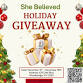She Believed Holiday Giveaway event image