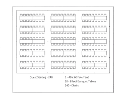 Tent Seating Chart For Ceremony Purposes The Tent Will