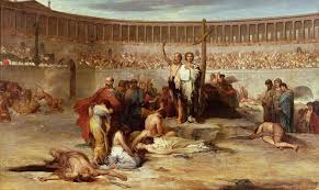 Triumph Of Faith Christian Martyrs In The Time Of Nero By Eugene Romain Thirion Early Christian Persecution Martyrs