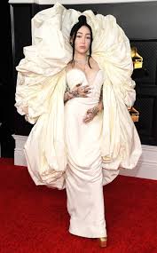 The 2021 grammy awards might be a mostly remote affair, but that doesn't matter to the music prodigy, she's dressed to impress. Jyackkpw46upxm