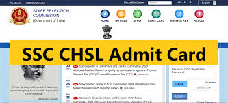 Interested candidate completed all eligibility criteria and apply online application form. Ssc Chsl Admit Card 2021 Combined Higher Secondary Level Exam Rollingnotes News