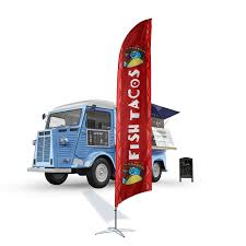 It is one of the best fish tacos that i have tasted so far. Cartoon Fish Tacos Retail Feather Flag For Fast Food Restaurants Display Pros