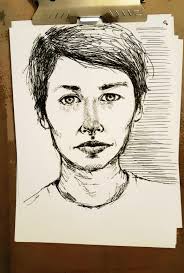 Throw back to last Christmas when I surprised Thomas Palmer with this  drawing of a motor bike. Most challenging drawing to date! Love to hear  your thoughts 🤔✍🏻🏍