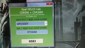 Chrysler jeep dodge stereo radio code decode unlock s/n t m9. Radio Code Calc For Opel Vauxhall Delco Cdr500 By Cheero08 Android Apps Appagg
