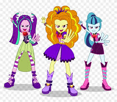 Play my little pony princess sunset shimmer coloring page online. The Dazzlings Crashing Down By Caliazian On Deviantart Equestria Girls The Dazzlings Free Transparent Png Clipart Images Download