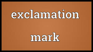 Exclamation Mark Meaning Youtube