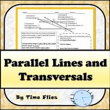 Parallel Lines And Transversals With Project Secondary Math Teaching Math Math Help
