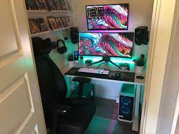 Some Upgrades Happy For Now Battlestations Room Setup Gaming Room Setup Gamer Room